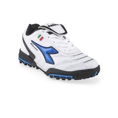 Botines De Futbol Diadora Clasico TF Niño Niña Blanco