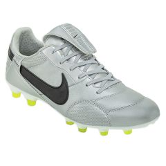 Botines De Futbol nike Premier III FG Plata