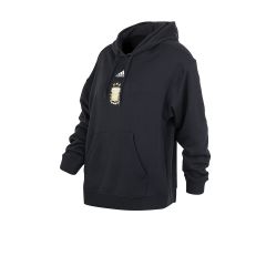 Adidas Futbol Buzo De Argentina Adidas Con Capucha Mujer Negro