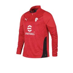 Puma Futbol Buzo De Milan Medio Cierre Puma Entrenamiento Rojo
