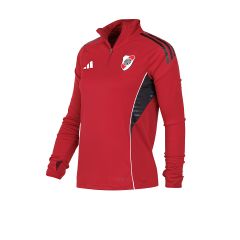 Adidas Futbol Buzo De River Medio Cierre Adidas Entrenamiento Mujer Rojo