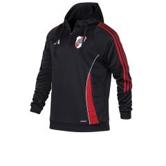Adidas Futbol Buzo De River Medio Cierre Adidas Entrenamiento Negro