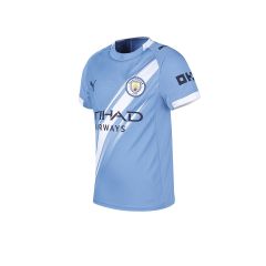 Puma Futbol Camiseta De Manchester City Puma Oficial Niño Niña Celeste
