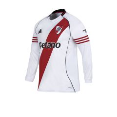 Adidas Futbol Camiseta De River Manga Larga Adidas Oficial Sponsor Blanca