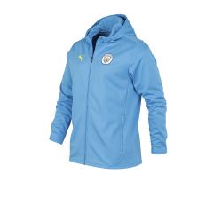 Puma Futbol Campera Con Capucha De Manchester City Puma Celeste