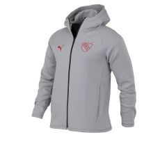 Puma Futbol Campera De Independiente Puma Evostripe Gris