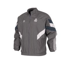 Adidas Futbol Campera De Real Madrid Adidas Originals Gris