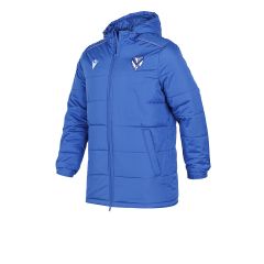 Macron Futbol Camperon De Velez Puffer De Abrigo Macron Azul