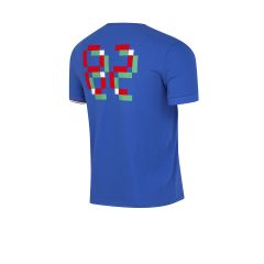 Le Coq Sportif Futbol Remera De Italia Le Coq Sportif Aniversario 82 Azul