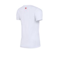 Atomik Futbol Remera De San Lorenzo Atomik Logo Mujer Blanca