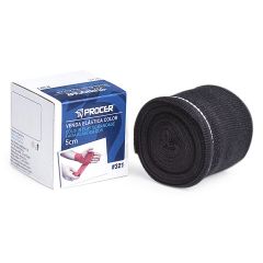 Procer Entrenamiento Venda Elastica Procer Color 5 Cm Negra